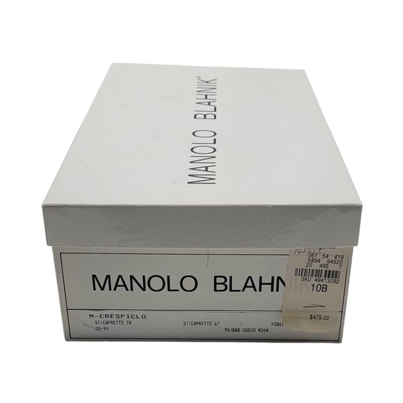 Manolo Blahnik Crespiclo Ankle Wrap Heels. NEW IN BOX - Picture 7 of 7